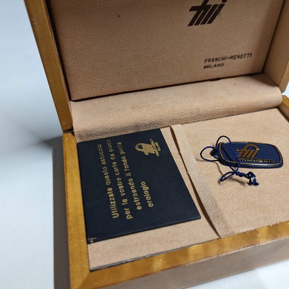 Franchi Menotti Milano Watch Wooden Box - Picture 2 of 7